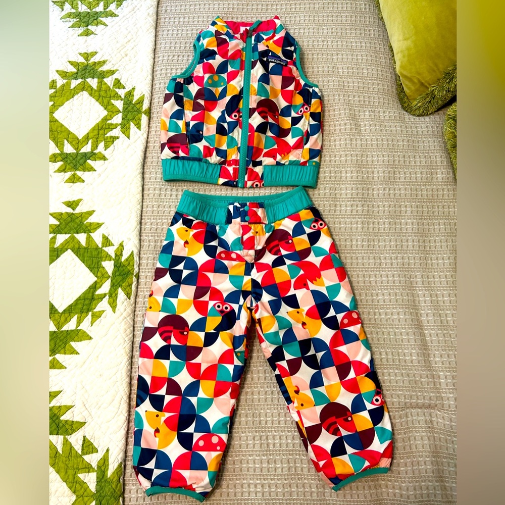 Patagonia reversible snow suit